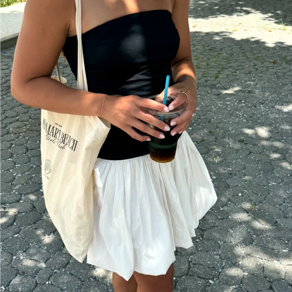 Drop waist bubble dress